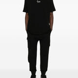 T-shirt con stampa grafica in nero 44 label group - uomo 