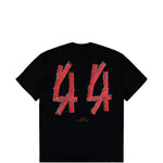 T-shirt con stampa grafica in nero 44 label group - uomo 