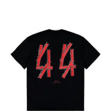 T-shirt con stampa grafica in nero 44 label group - uomo 