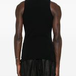 Canotta con ricamo in nero 44 label group - uomo 