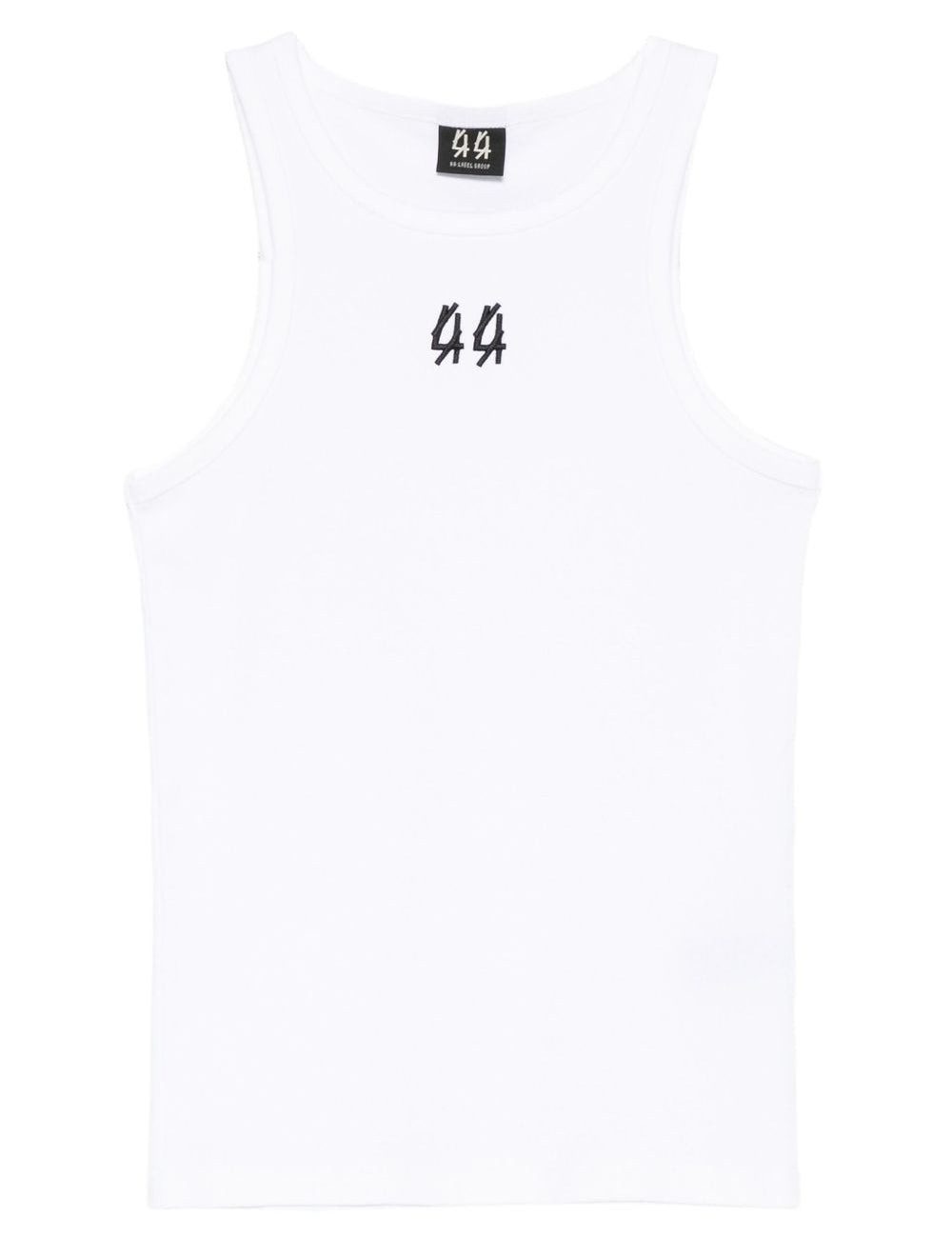 Canotta con ricamo in bianco 44 label group - uomo 