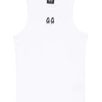 Canotta con ricamo in bianco 44 label group - uomo 