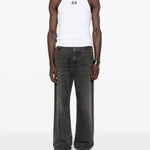 Canotta con ricamo in bianco 44 label group - uomo 
