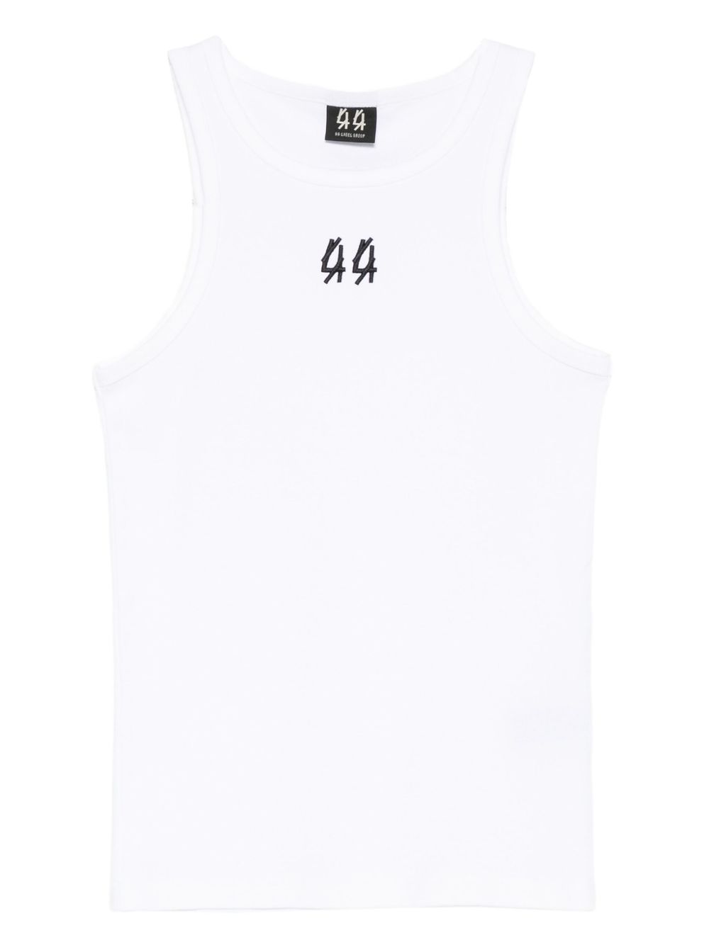 Canotta con ricamo in bianco 44 label group - uomo 