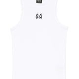 Canotta con ricamo in bianco 44 label group - uomo 