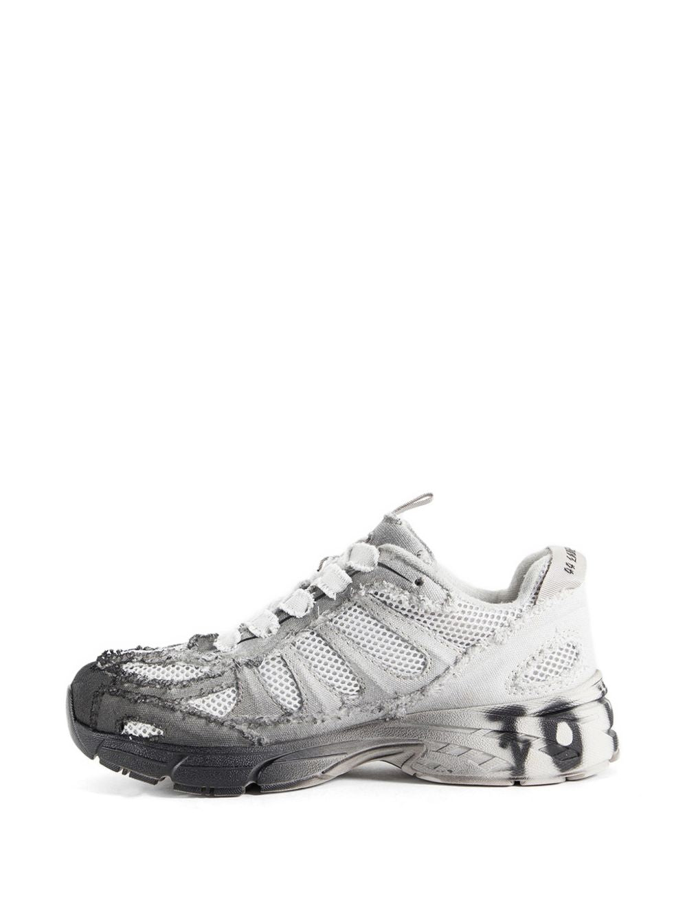 Sneakers Dragger con effetto vissuto in grigio e bianco 44 label group - uomo 