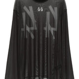 T-shirt con stampa grafica in nero 44 label group - uomo 