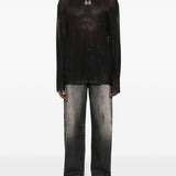 T-shirt con stampa grafica in nero 44 label group - uomo 