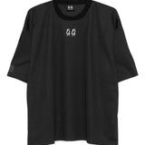 T-shirt con logo in nero 44 label group - uomo 