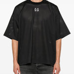 T-shirt con logo in nero 44 label group - uomo 