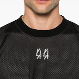 T-shirt con logo in nero 44 label group - uomo 