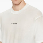 T-shirt in jersey in bianco 44 label group - uomo 