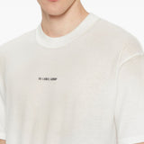 T-shirt in jersey in bianco 44 label group - uomo 