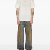 T-shirt in jersey in bianco 44 label group - uomo 