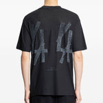 T-shirt in jersey in nero 44 label group - uomo 
