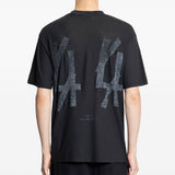 T-shirt in jersey in nero 44 label group - uomo 