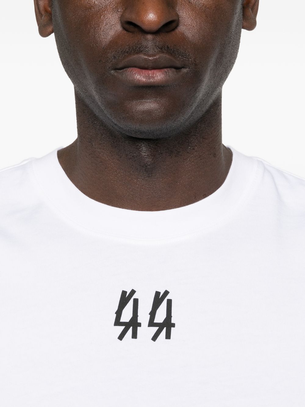 Canotta girocollo in bianco 44 label group - uomo 
