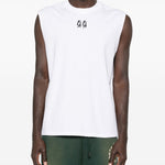 Canotta girocollo in bianco 44 label group - uomo 