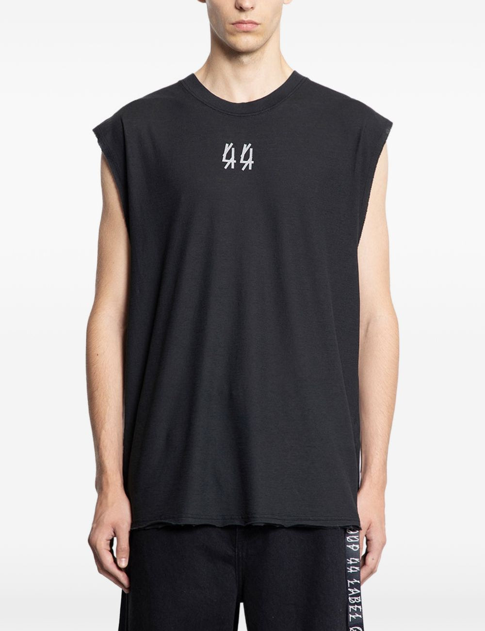 Top smanicato Graff in nero 44 label group - uomo 
