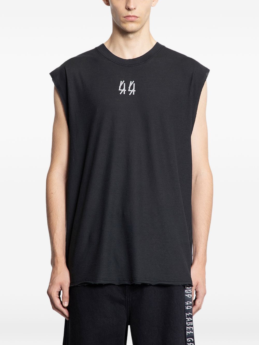 Top smanicato Graff in nero 44 label group - uomo 