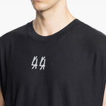 Top smanicato Graff in nero 44 label group - uomo 