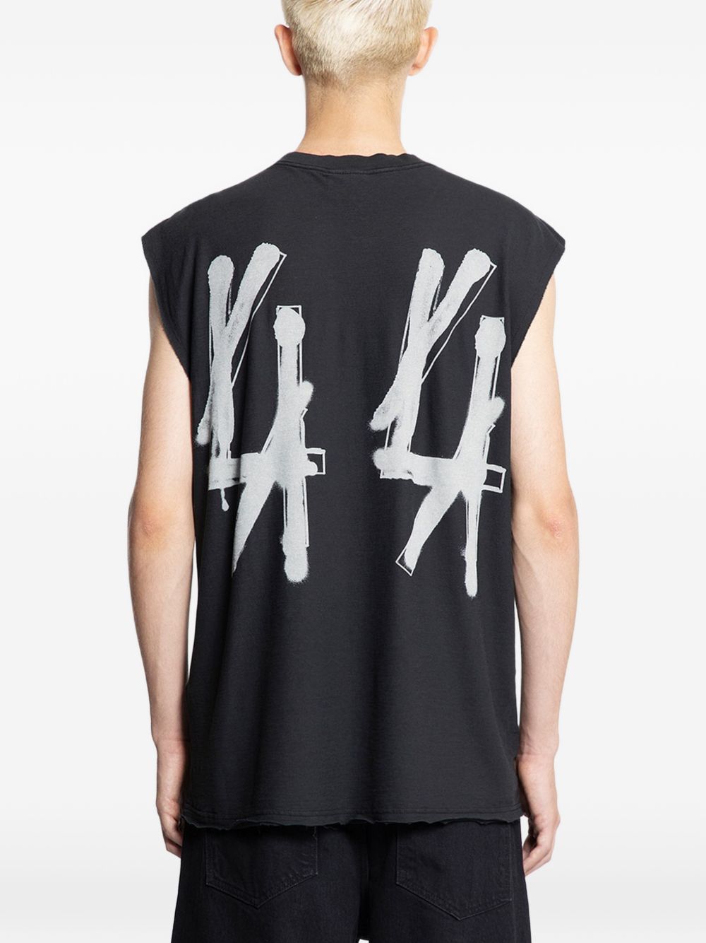 Top smanicato Graff in nero 44 label group - uomo 