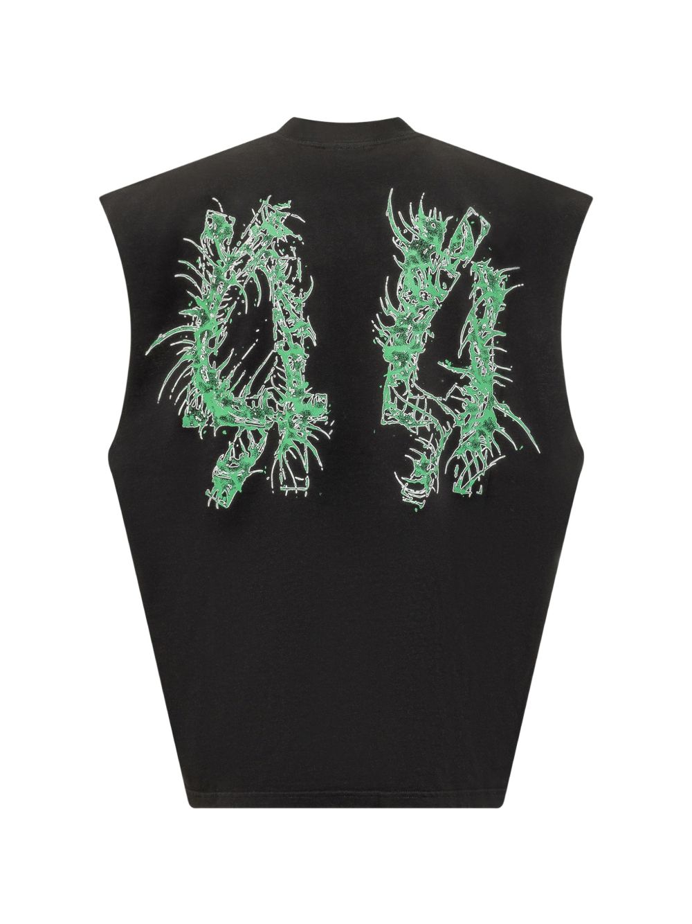 Canotta con logo in nero 44 label group - uomo 