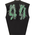 Canotta con logo in nero 44 label group - uomo 