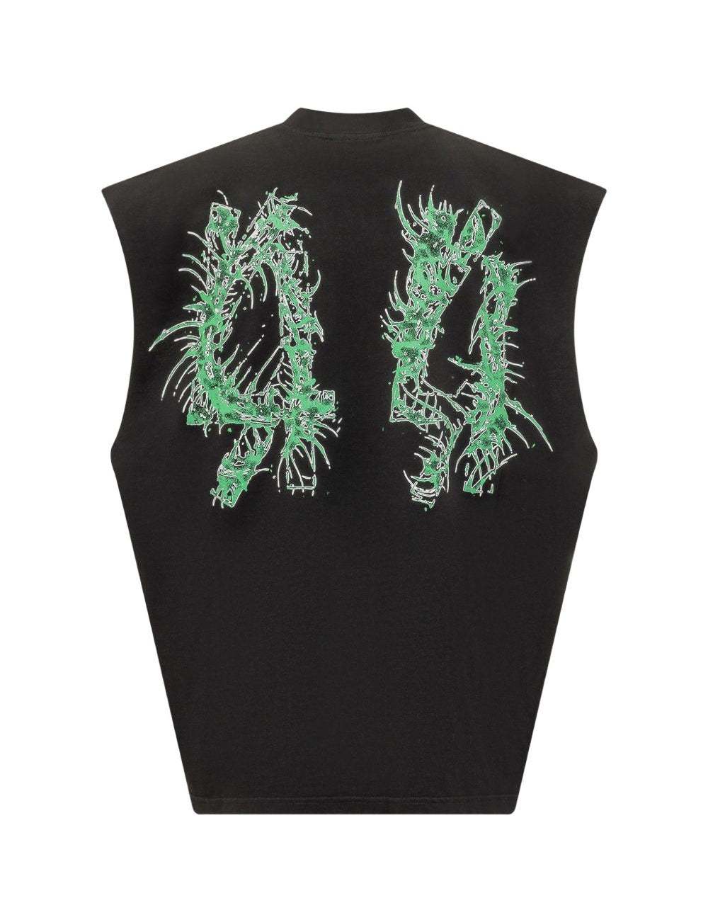 Canotta con logo in nero 44 label group - uomo 