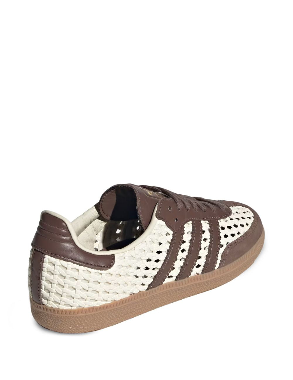 Sneakers samba og in pelle intrecciata in marrone Adidas - unisex 
