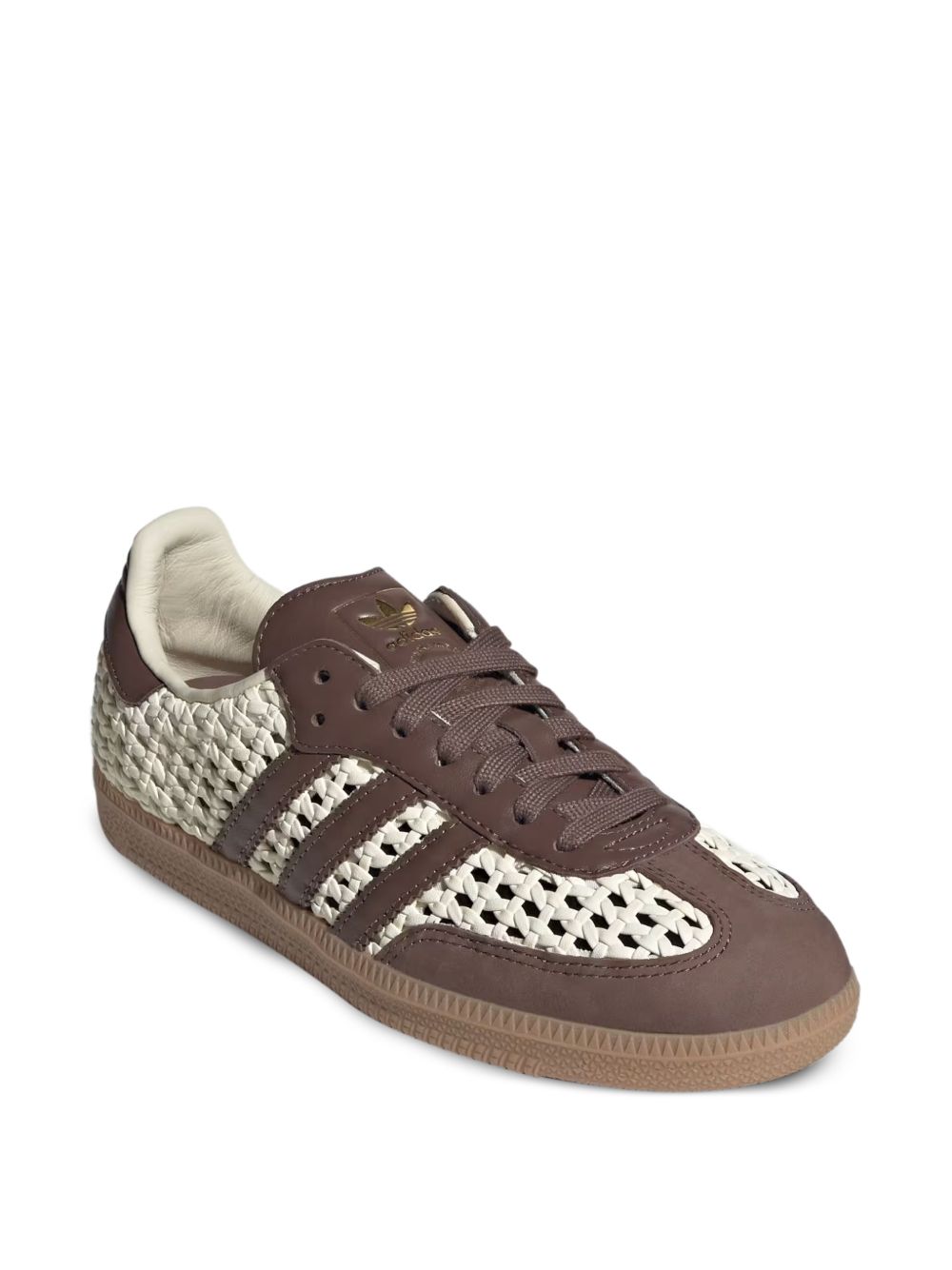 Sneakers samba og in pelle intrecciata in marrone Adidas - unisex 