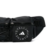 Borsa da marsupio con logo stampato in nero Adidas by stella mc cartney - donna 
