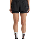 Shorts sportivi con logo in nero Adidas by stella MC Cartney - donna 