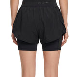 Shorts sportivi con logo in nero Adidas by stella MC Cartney - donna 