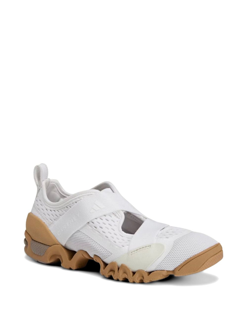 Sneakers con cinturino elastico in bianco Adidas by stella mc cartney - donna 