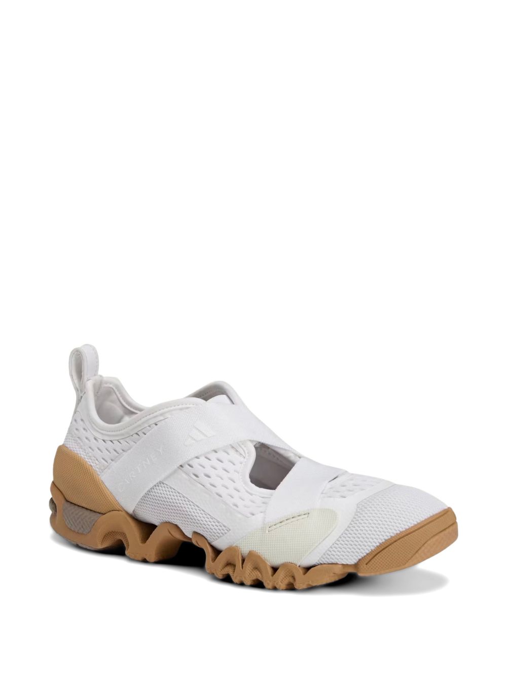 Sneakers con cinturino elastico in bianco Adidas by stella mc cartney - donna 