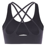 Top sportivo con logo in nero Adidas by stella mc  cartney - donna 