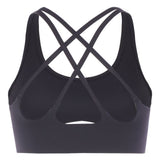 Top sportivo con logo in nero Adidas by stella mc  cartney - donna 