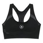 Top sportivo con logo in nero Adidas by stella mc cartney  - donna 