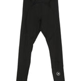 Leggings con logo in nero Adidas by stella mc cartney - donna 