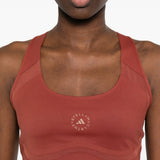 Reggiseno sportivo in rosa cipolla Adidas By Stella Mc Mcartney - donna 