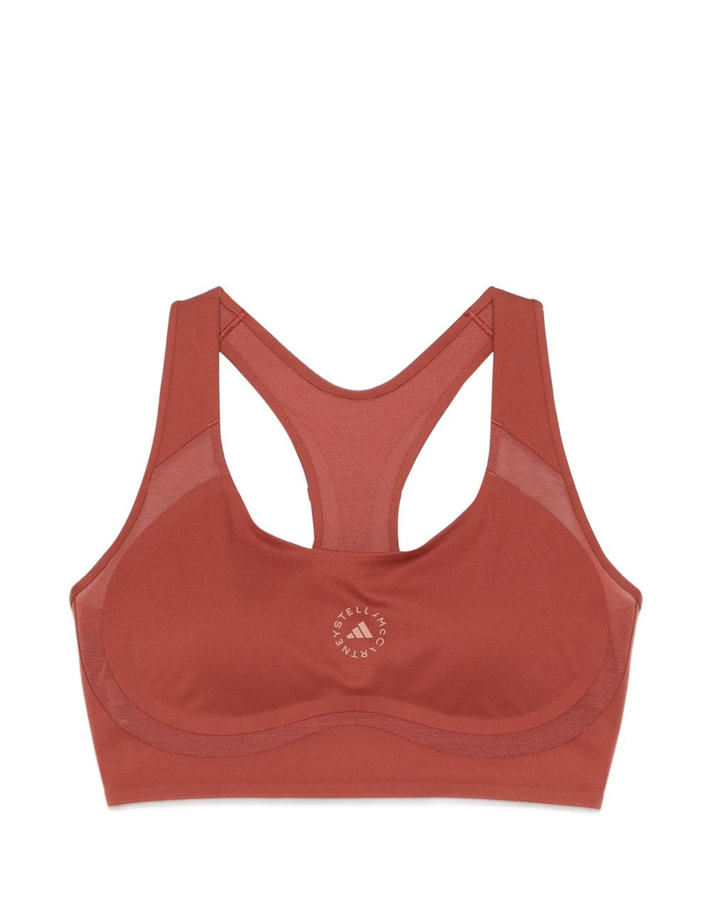 Reggiseno sportivo in rosa cipolla Adidas By Stella Mc Mcartney - donna 