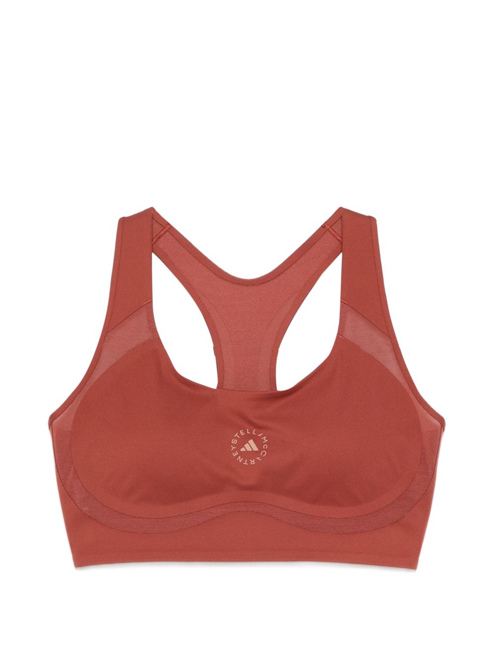 Reggiseno sportivo in rosa cipolla Adidas By Stella Mc Mcartney - donna 