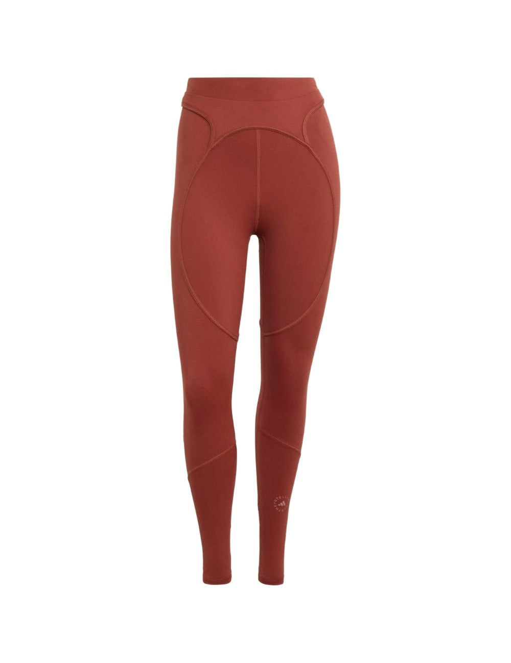 Leggings con logo in rosa cipolla Adidas by stella mc cartney - donna 