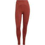 Leggings con logo in rosa cipolla Adidas by stella mc cartney - donna 