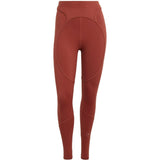 Leggings con logo in rosa cipolla Adidas by stella mc cartney - donna 