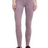 Leggings con logo in lilla 