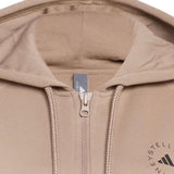 Felpa con cappuccio in beige Adidas by stella mc cartney - donna 