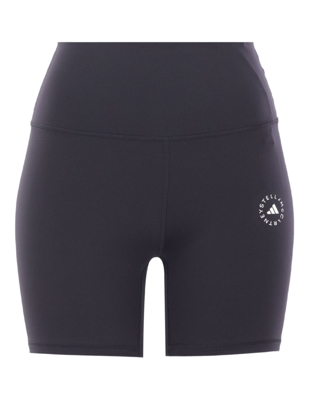 Shorts con logo in nero Adidas by Stella Mc Cartney - donna 