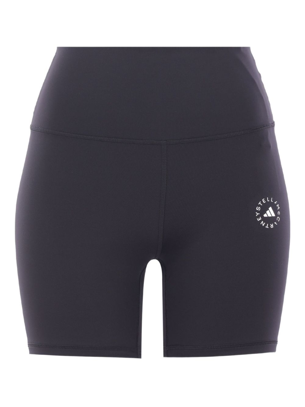 Shorts con logo in nero Adidas by Stella Mc Cartney - donna 